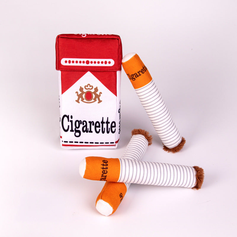 Imitation cigarette dog toy